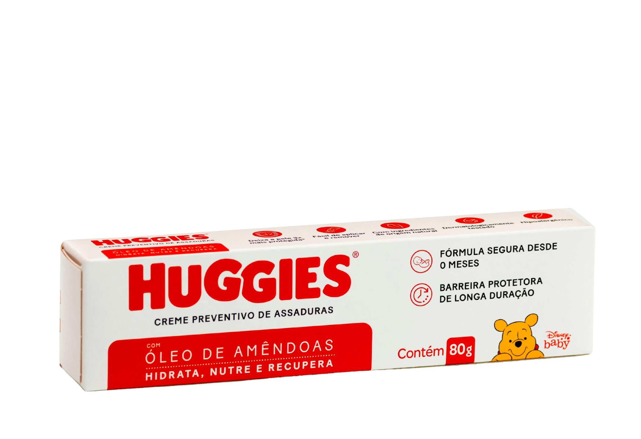 embalagem de creme para assaduras Huggies