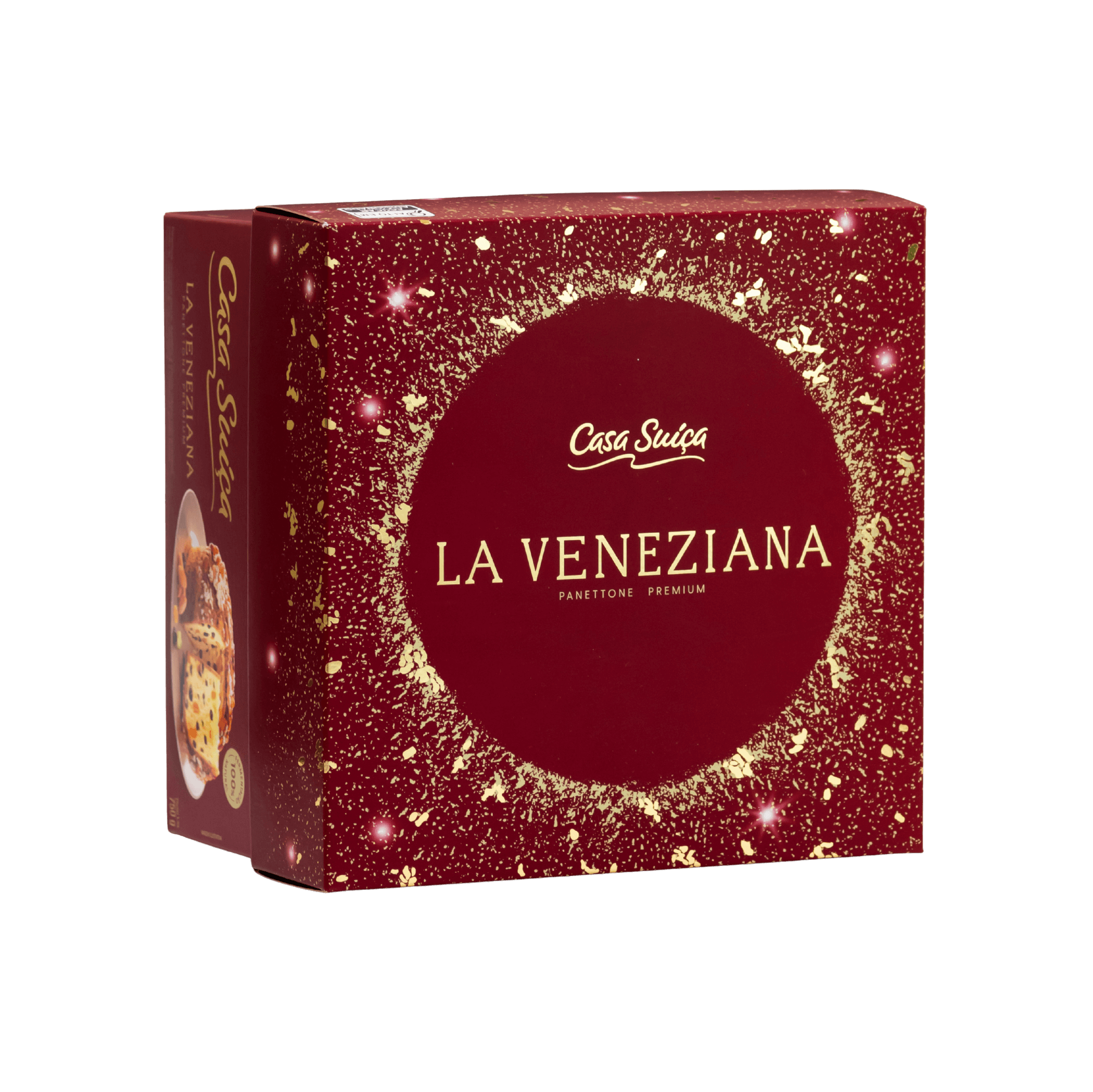embalagem de panettone La Veneziana Casa Suíça