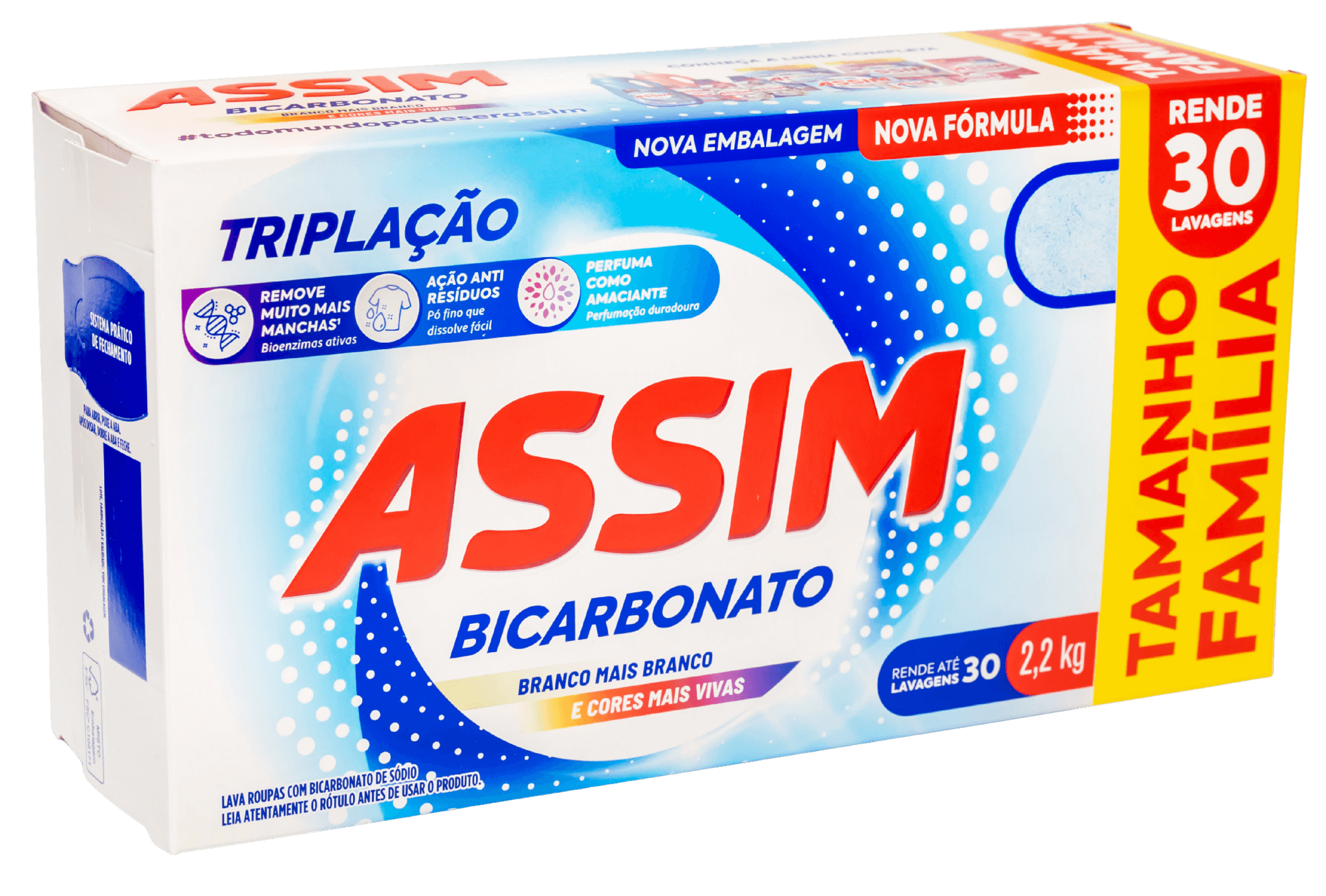 embalagem de sabão em pó Assim