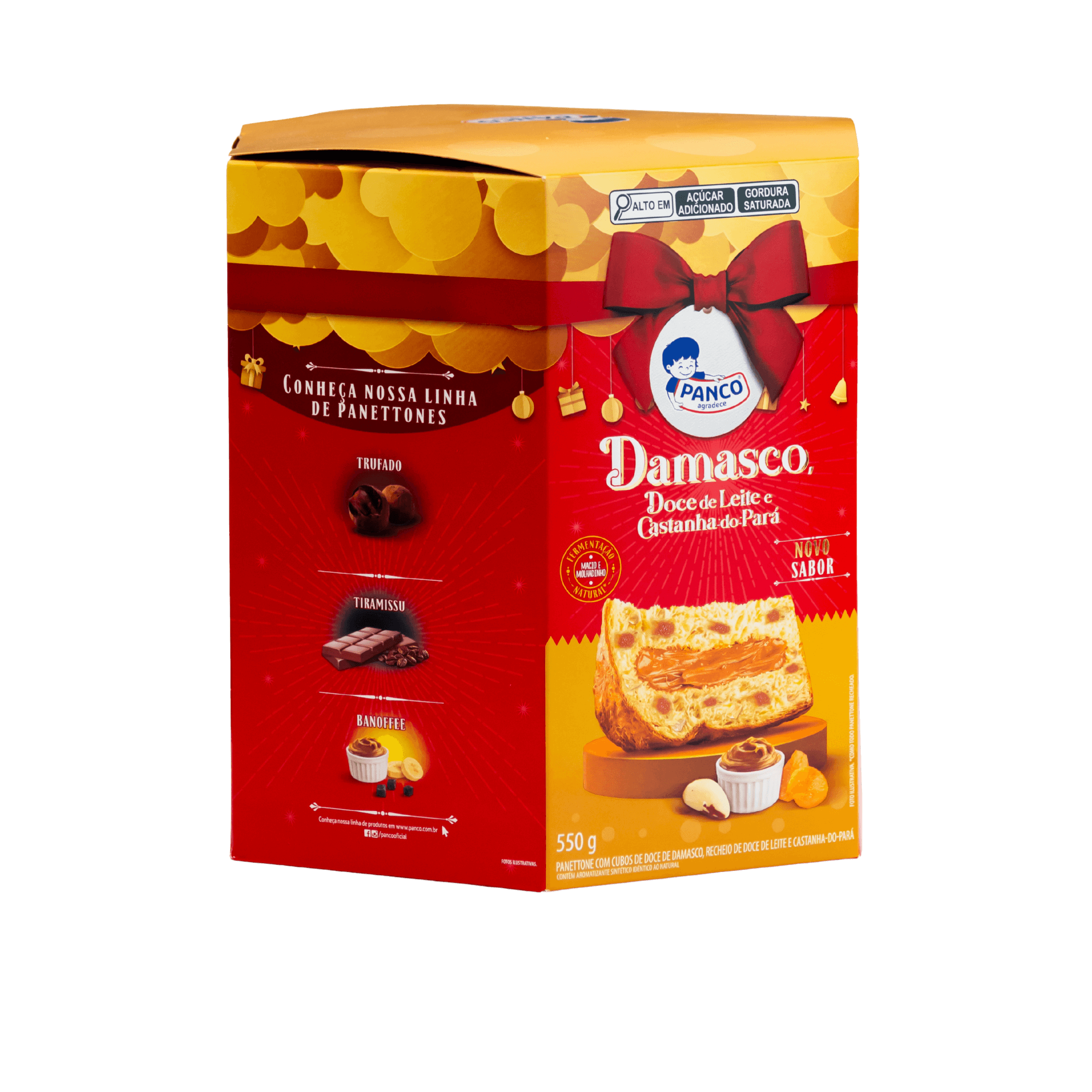 embalagem de panettone Panco
